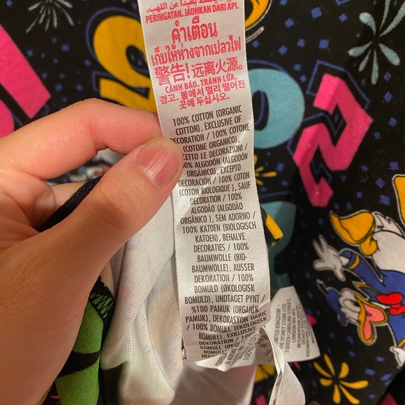 Disney Black and Colorful Graphic Tee - Picture 4 of 5